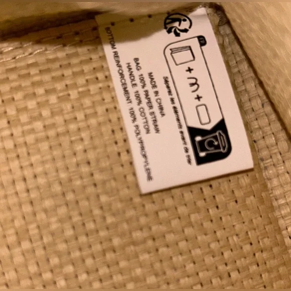 Christian Dior GWP Blue Dioriviera Straw Tote Bag - Picture 5 of 11